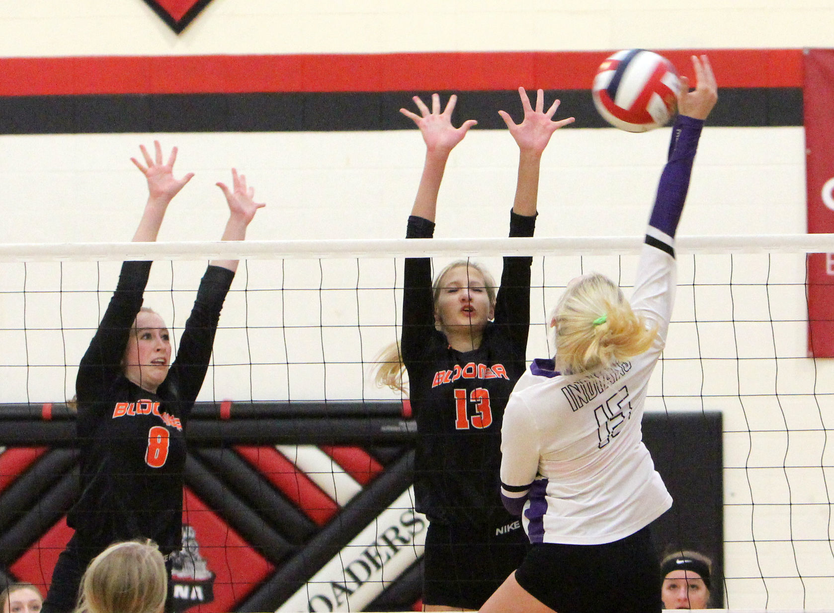Bloomer volleyball vs Mosinee 10-27-18